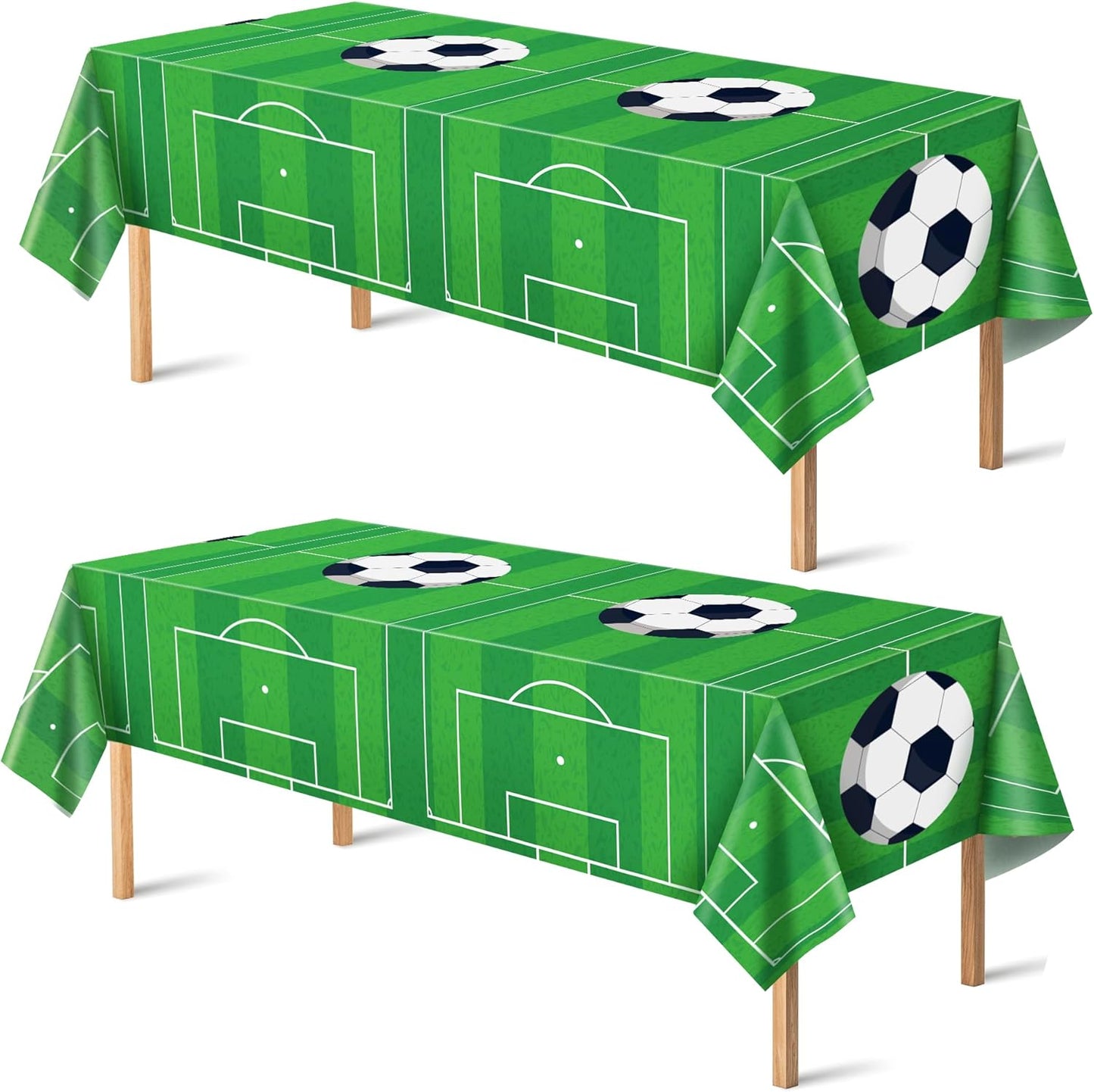 2-Piece Soccer Party Tablecloth Set