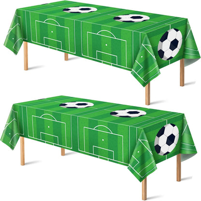 2-Piece Soccer Party Tablecloth Set