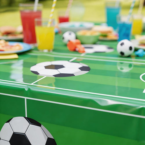 2-Piece Soccer Party Tablecloth Set