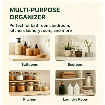 3-Tier Woven Cotton Over-the-Door Storage Basket – Wall-Mounted Bathroom & Nursery Organizer