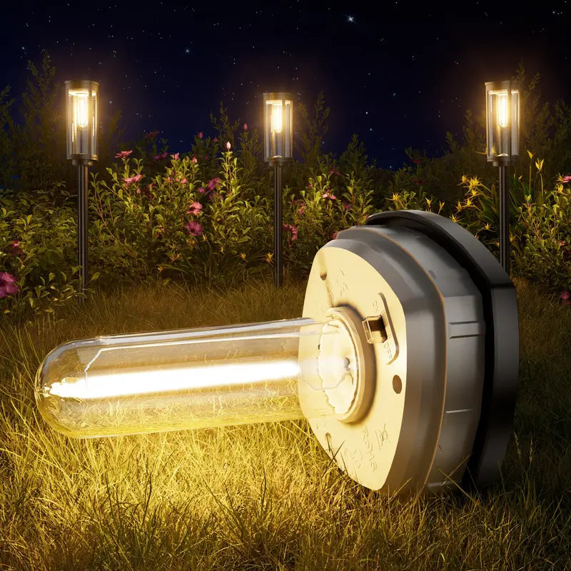 Solar Pathway Lights – Modern Outdoor Garden Lights with Auto On/Off & IP65 Waterproof Design