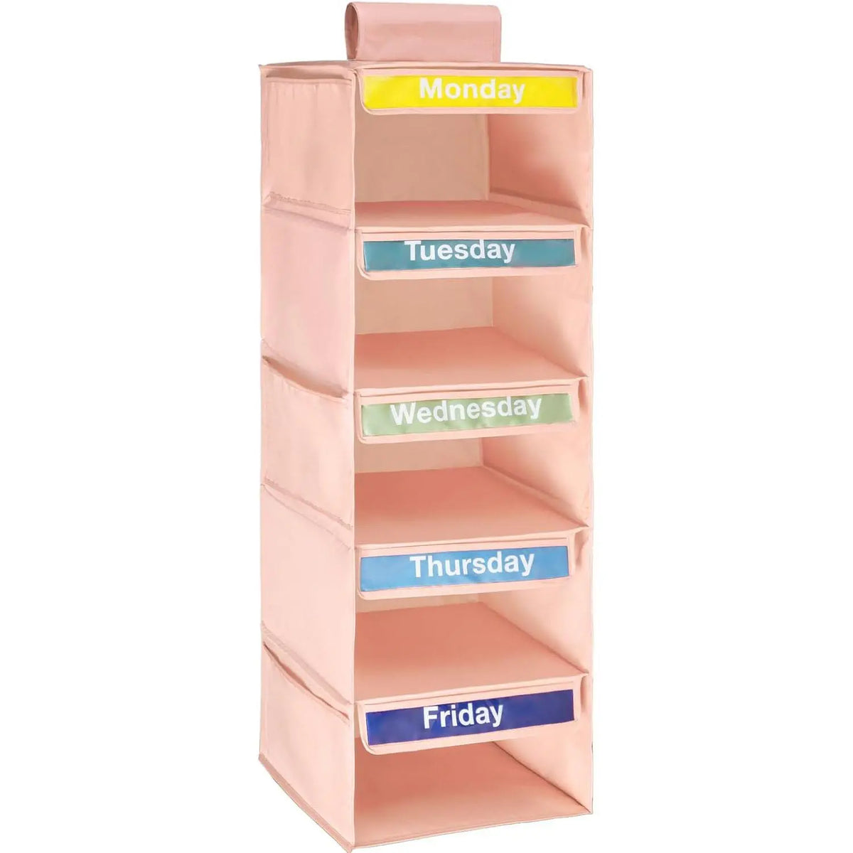 5-Day Hanging Clothes Organizer – Weekly Outfit Storage Bag, Space-Saving Dustproof Closet Organizer
